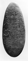 view M0017080EA: Stone tjurunga, or churinga, Australia