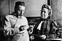 view M0017007: Portrait of Augusta Dejerine-Klumpke (1859-1927) and Joseph Jules Dejerin (1849-1917)