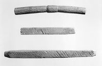 view M0017077: Three Australian message sticks