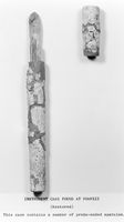view M0017571: Pocket surgical instrument case containing a numbers of probe-ended instruments, found at Pompei