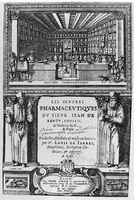 view M0017851: Renou: <i>Les oeuvres pharmaceutique</i>, 1624: title page