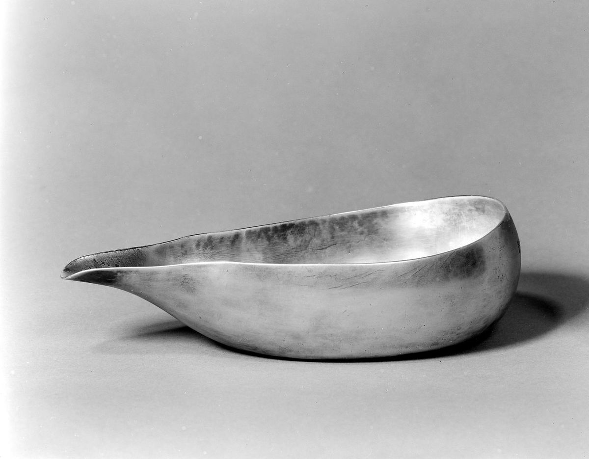 M0018464: Silver pap boat, 1797-1798 by Unknown artist