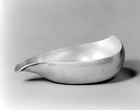 view M0018462: Silver pap boat, 1785-1786