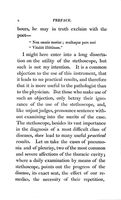 view M0019011EA: Stokes: <i>Introduction to the use of the stethoscope</i> 1825: preface