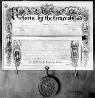 view M0019492: Joseph Lister's Patent of Baronetcy granted by Queen Victoria
