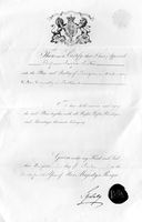view M0019495: Joseph Lister's certificate of appointment as Surgeon-in-Ordinary to the Queen in Scotland, 8 July 1870
