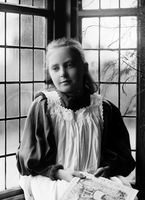 view M0020187: Photograph of Geraldine Schafer as a child